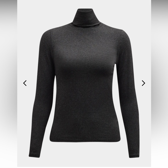 NWOT Majestic Filatures Soft Touch Turtleneck Tee in Anthracite Size 2 (Small) - Picture 11 of 13